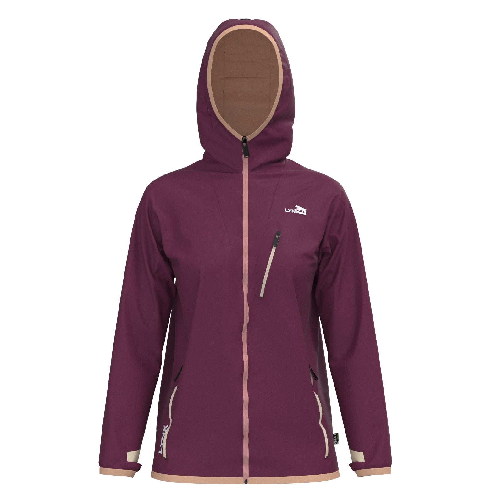 Outdoor Jacke in Lila – nachhaltige Sportbekleidung von LYNX
