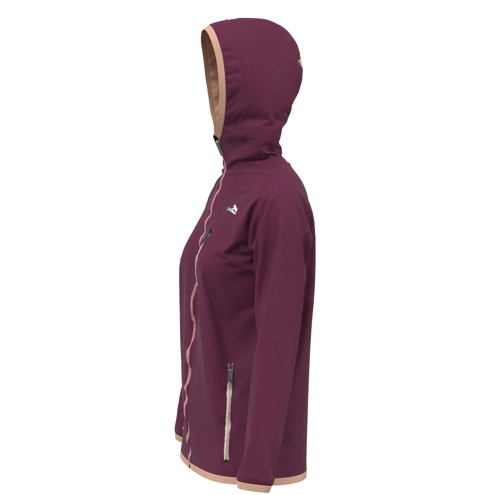 Outdoor Jacke in Lila – nachhaltige Sportbekleidung von LYNX