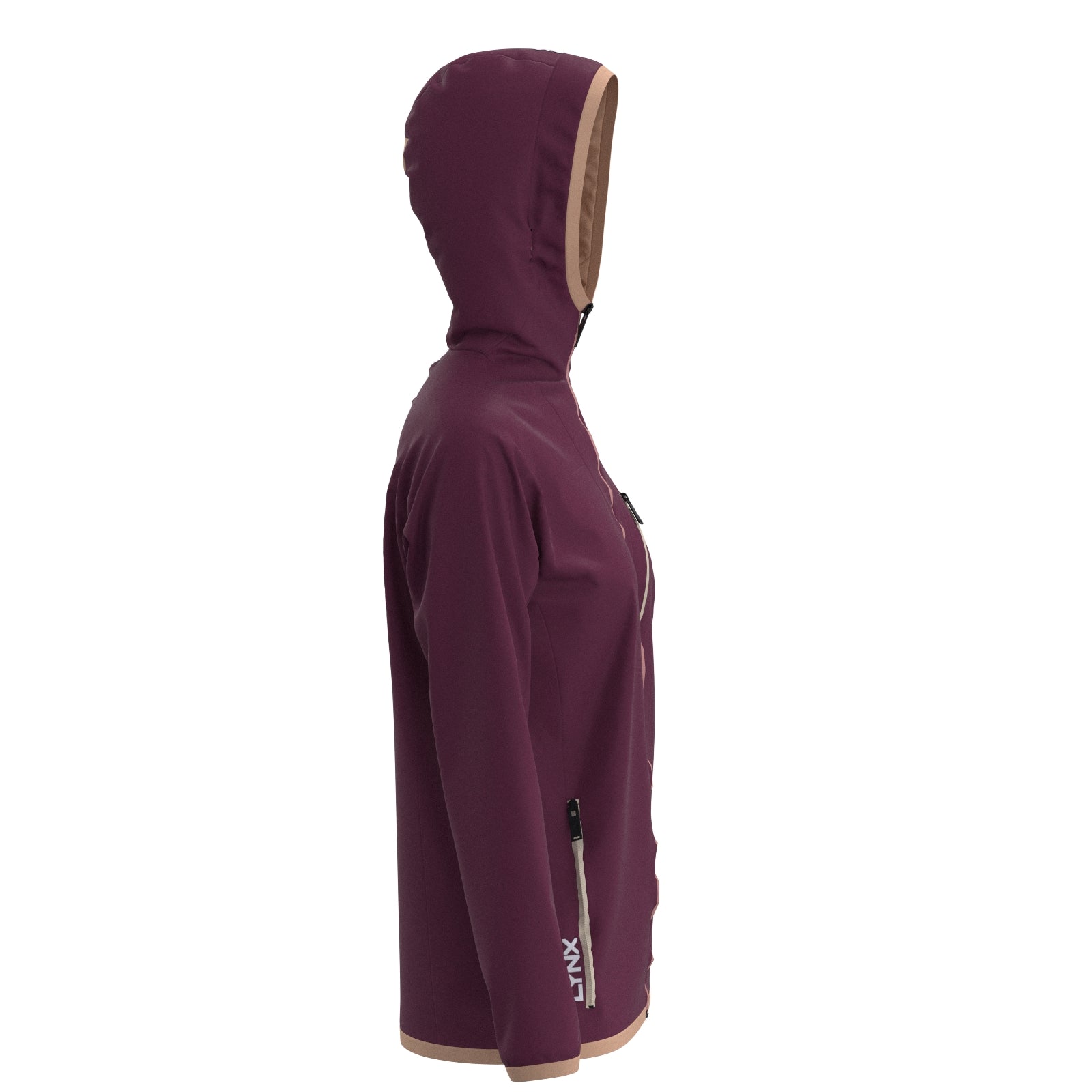 Outdoor Jacke in Lila – nachhaltige Sportbekleidung von LYNX