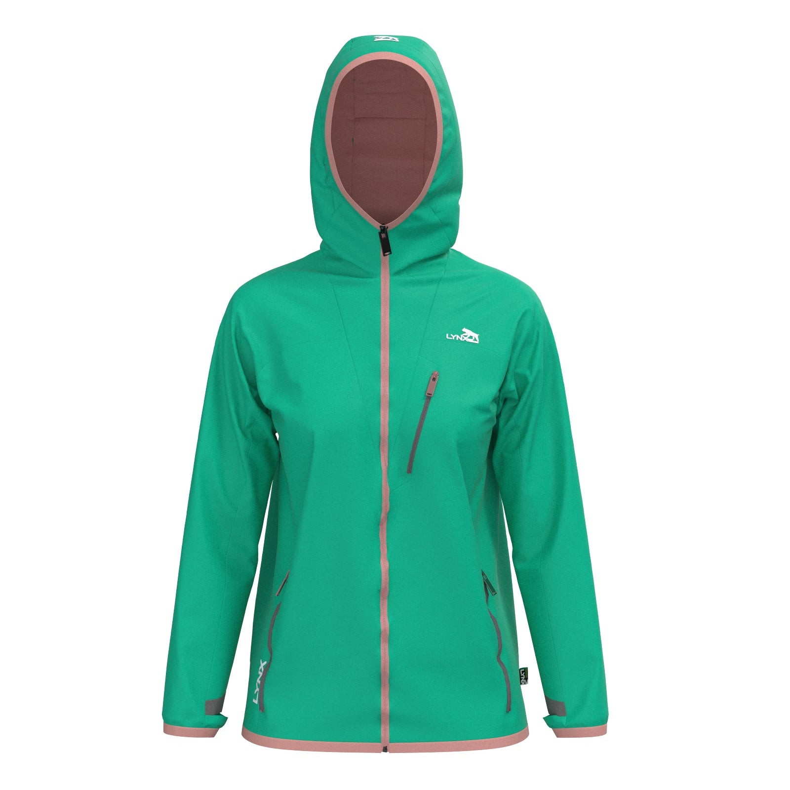 Outdoor Jacke in Grün – nachhaltige Sportbekleidung von LYNX