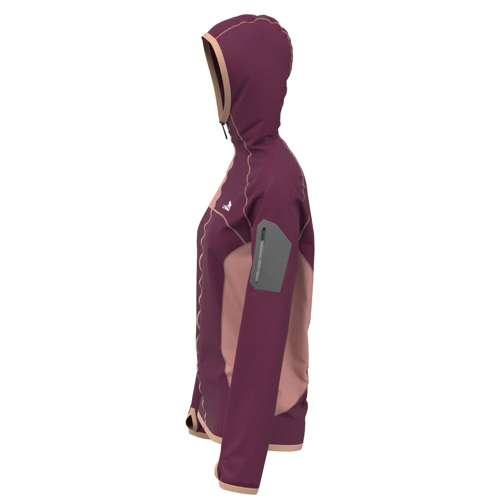 Outdoor Jacke in lila – nachhaltige Sportbekleidung von LYNX