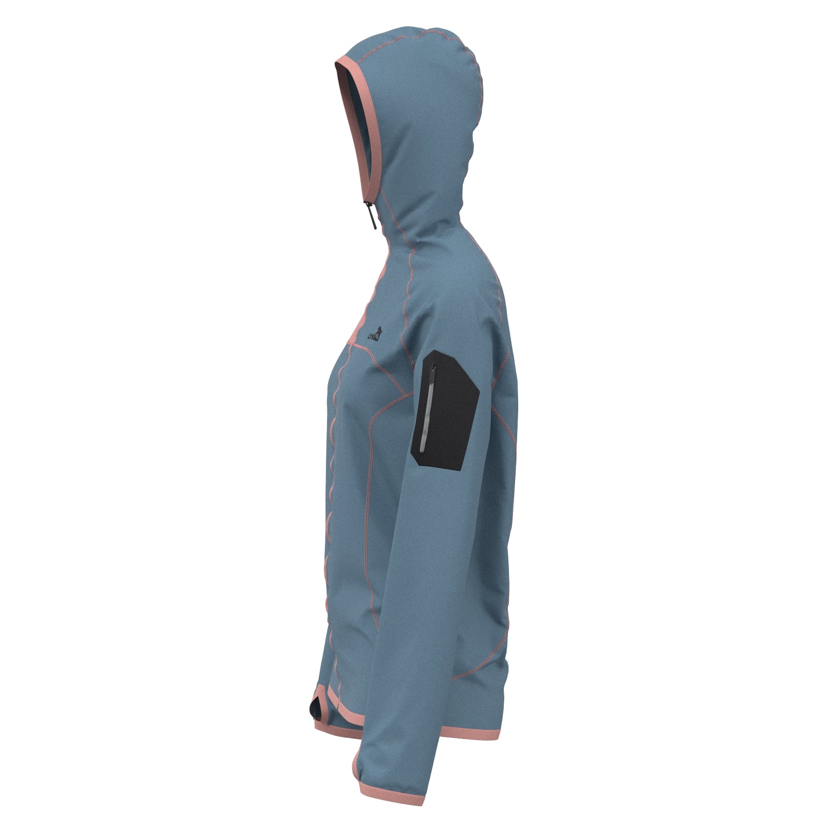 Outdoor Jacke in hellblau – nachhaltige Sportbekleidung von LYNX