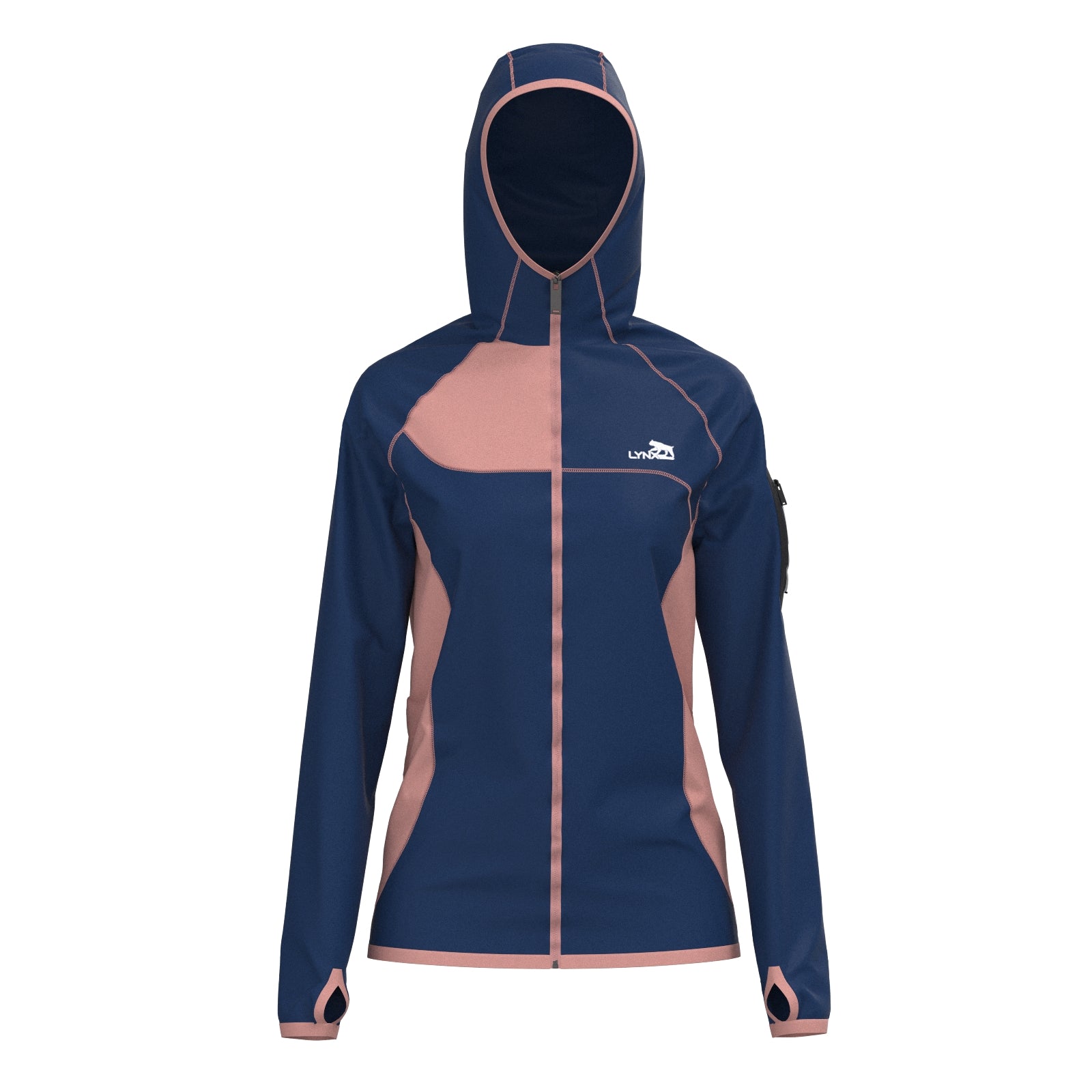 Outdoor Jacke in Dunkelblau – nachhaltige Sportbekleidung von LYNX