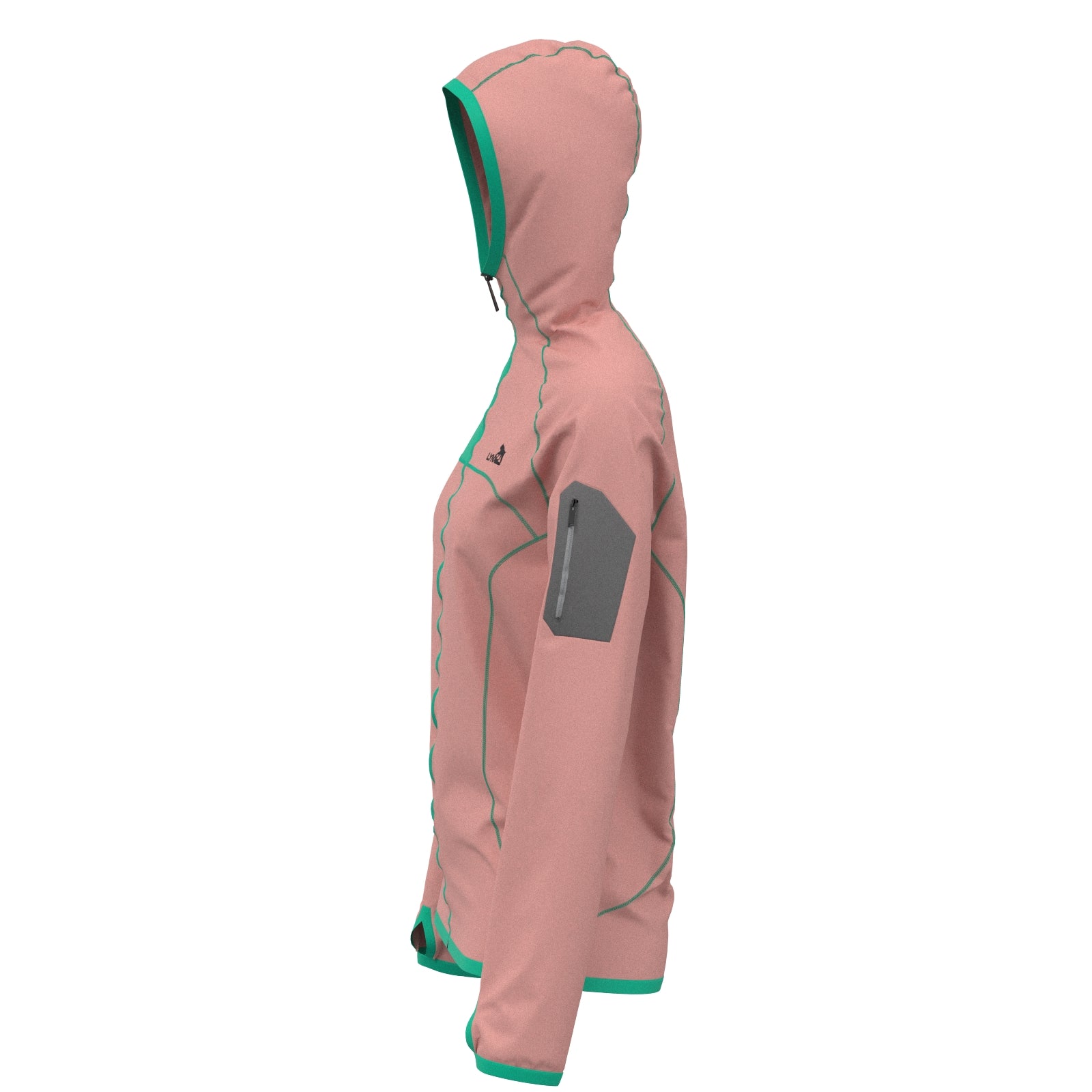 Outdoor Jacke in rose – nachhaltige Sportbekleidung von LYNX