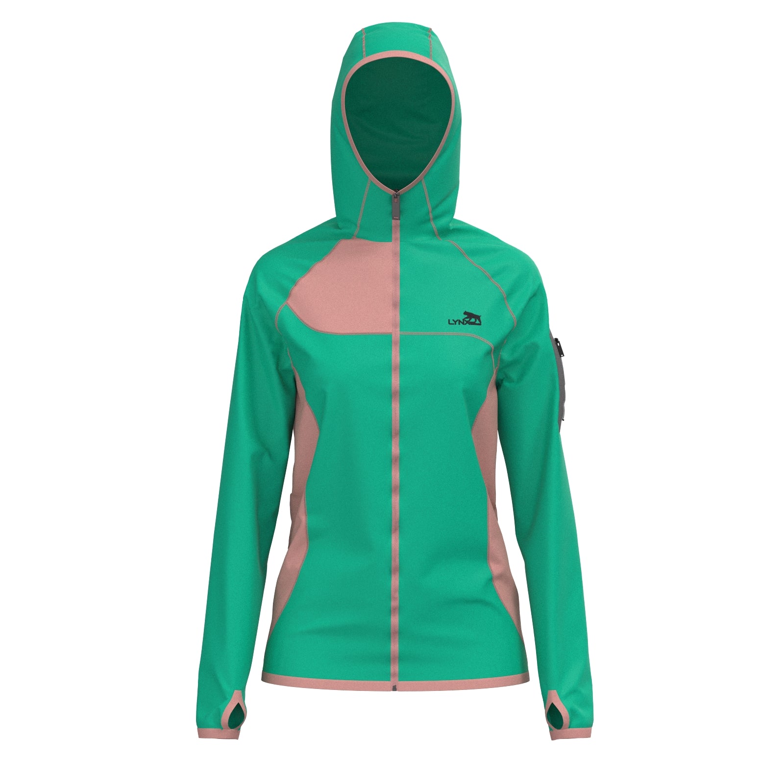 Outdoor Jacke in grün – nachhaltige Sportbekleidung von LYNX