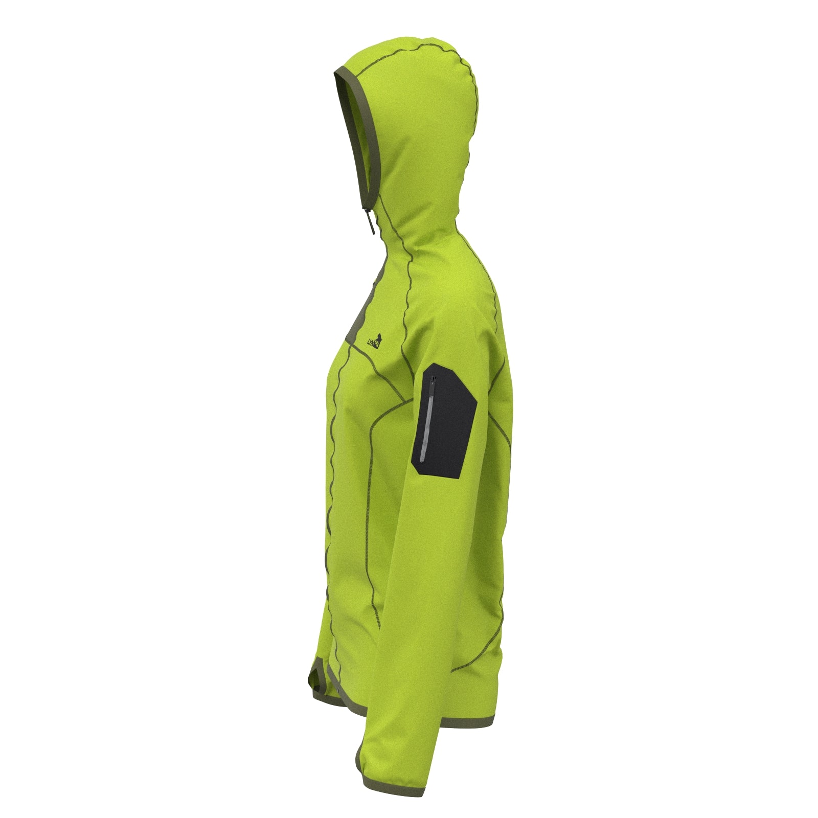 Outdoor Jacke in hellgrün – nachhaltige Sportbekleidung von LYNX