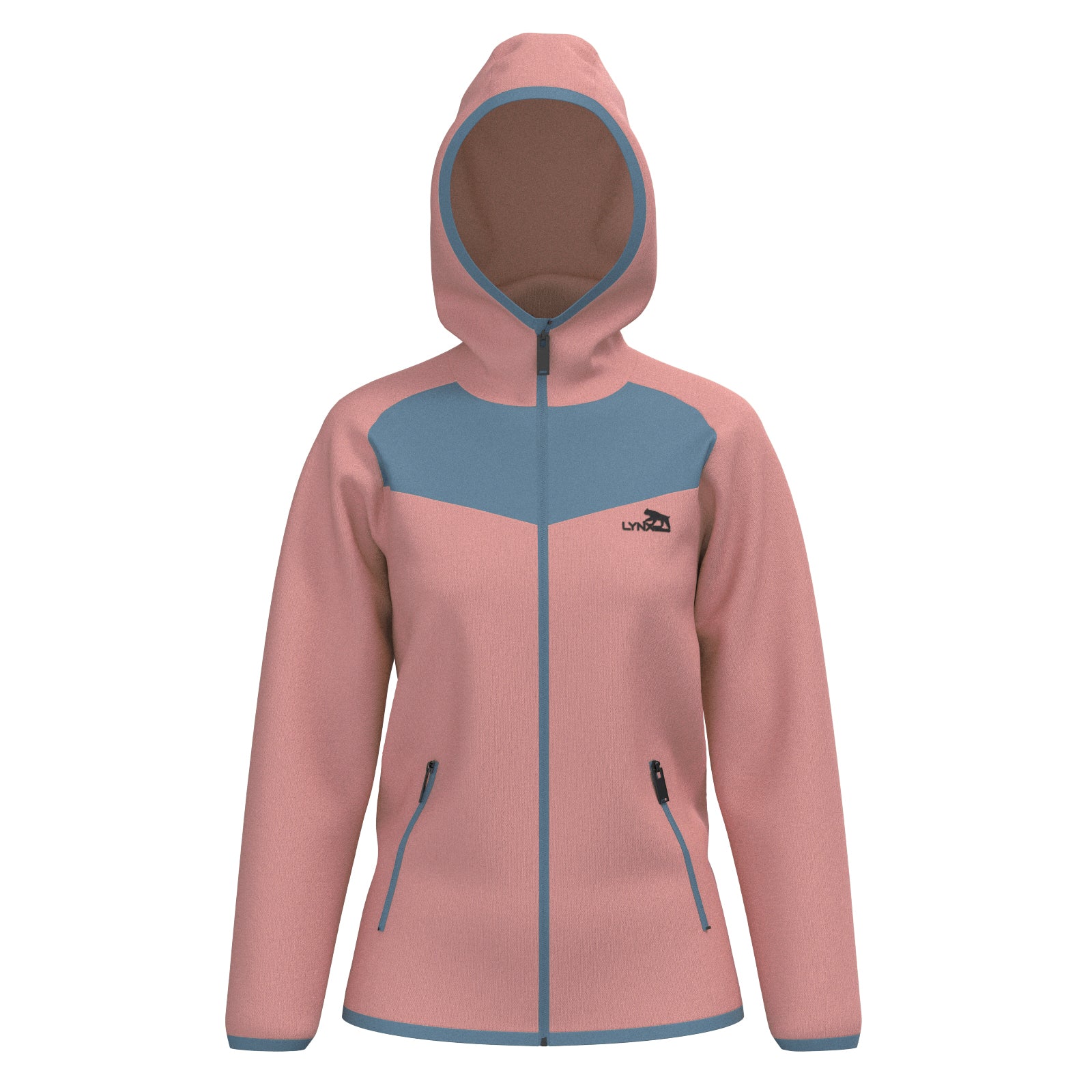 ID13 - Outdoor Fleece-Jacke in rose