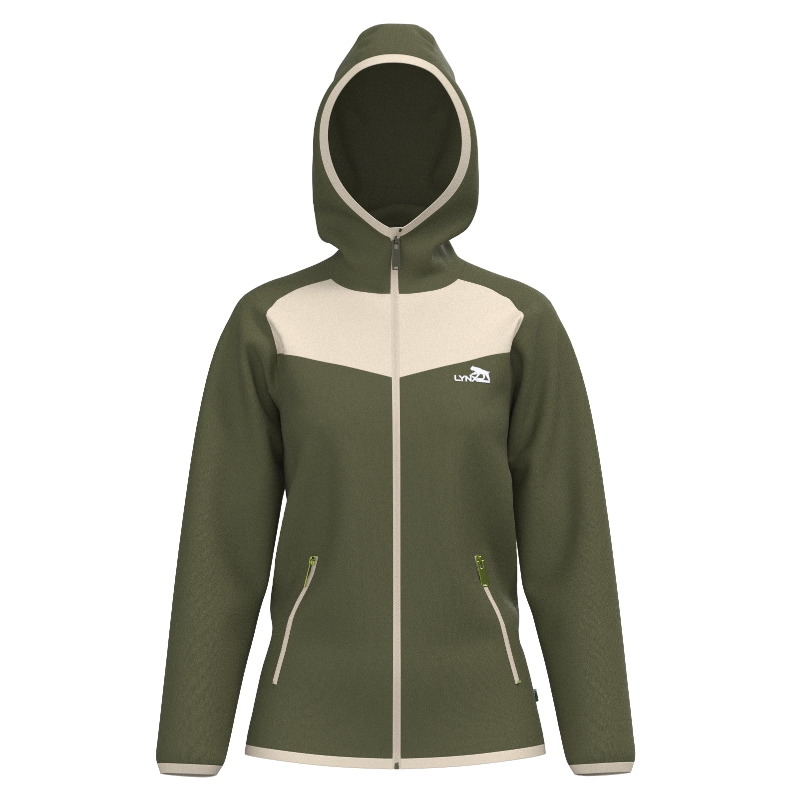 ID13 - Outdoor Fleece-Jacke in oliv