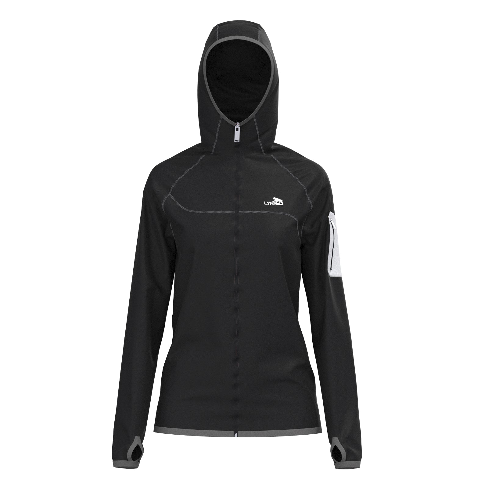 Laufjacke ID11 in schwarz