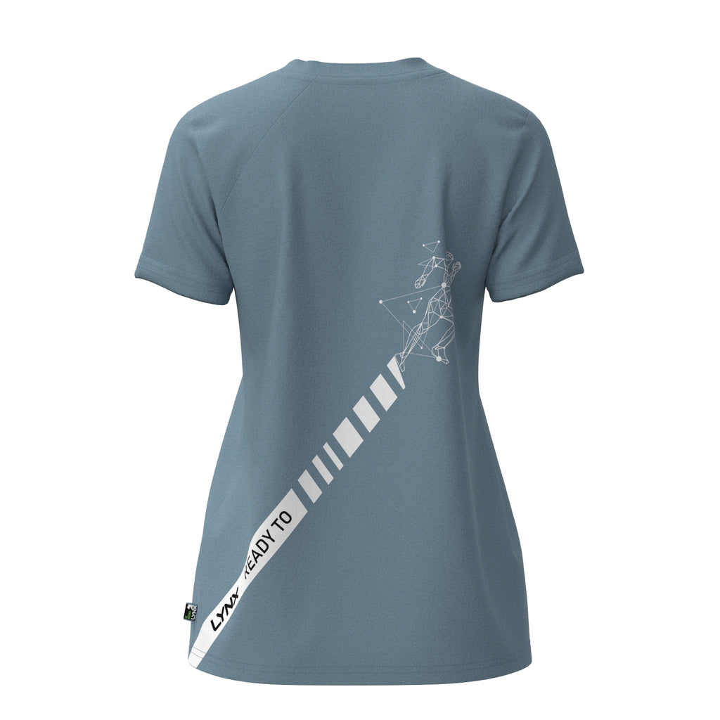 V-Shirt Susn in blau