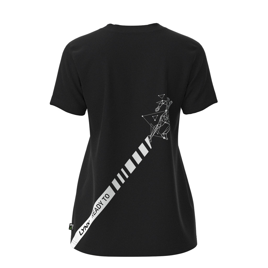 V-Shirt Susn in schwarz