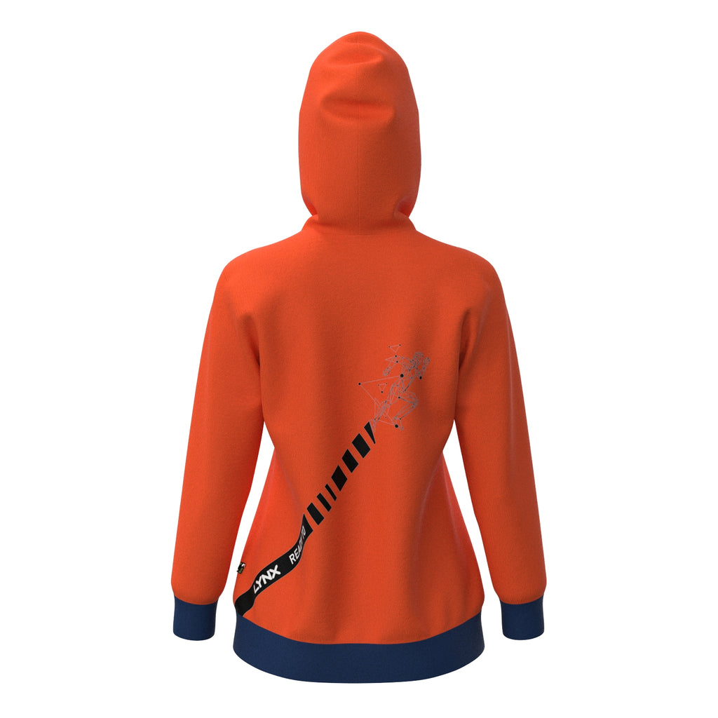 Hoodie Thea in orange