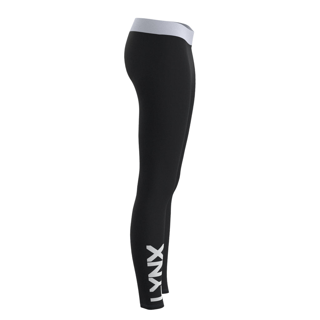 Lange Leggings Bine in schwarz
