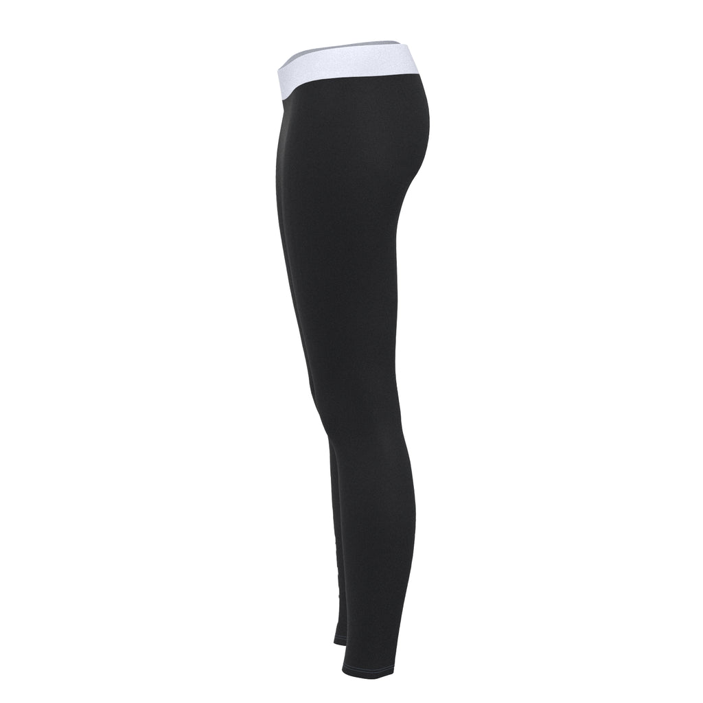 Lange Leggings Bine in schwarz