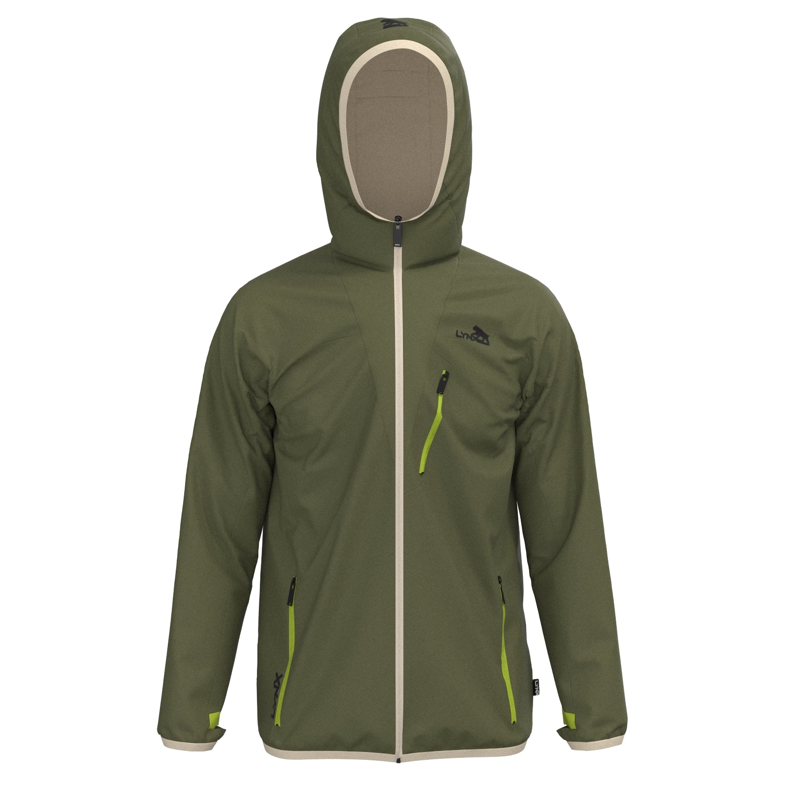 Outdoor Jacke in Grün – nachhaltige Sportbekleidung von LYNX