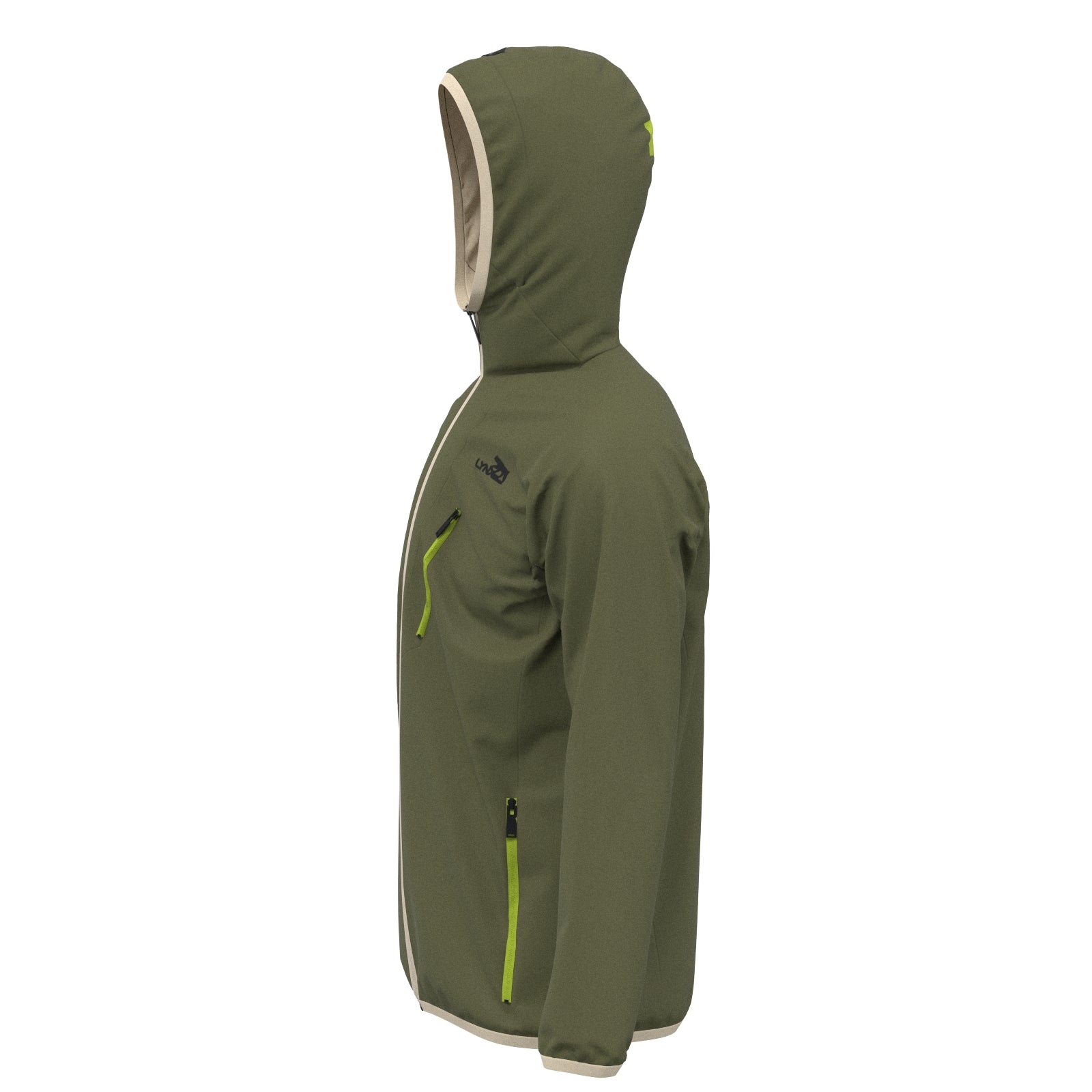 Outdoor Jacke in Grün – nachhaltige Sportbekleidung von LYNX