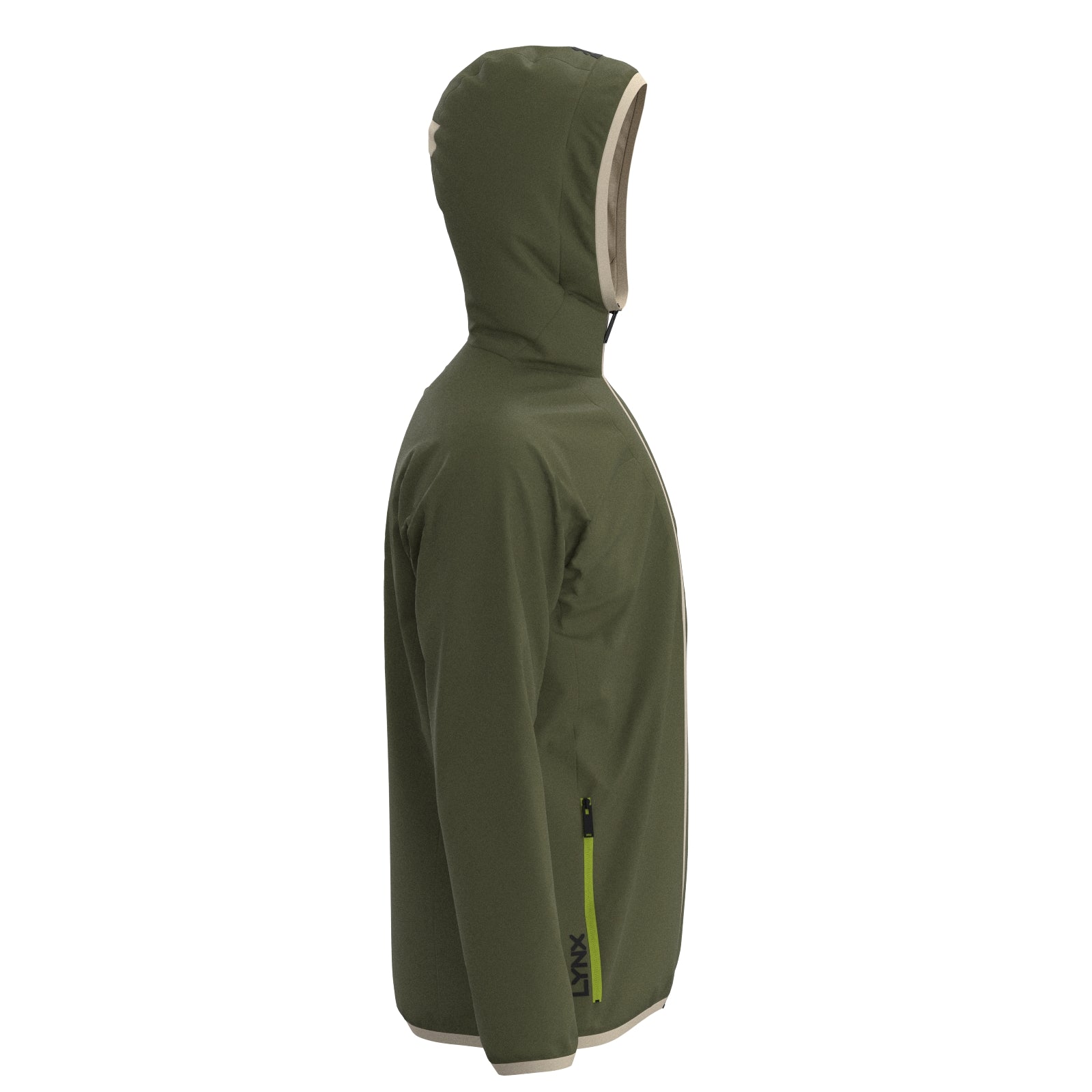 Outdoor Jacke in Grün – nachhaltige Sportbekleidung von LYNX