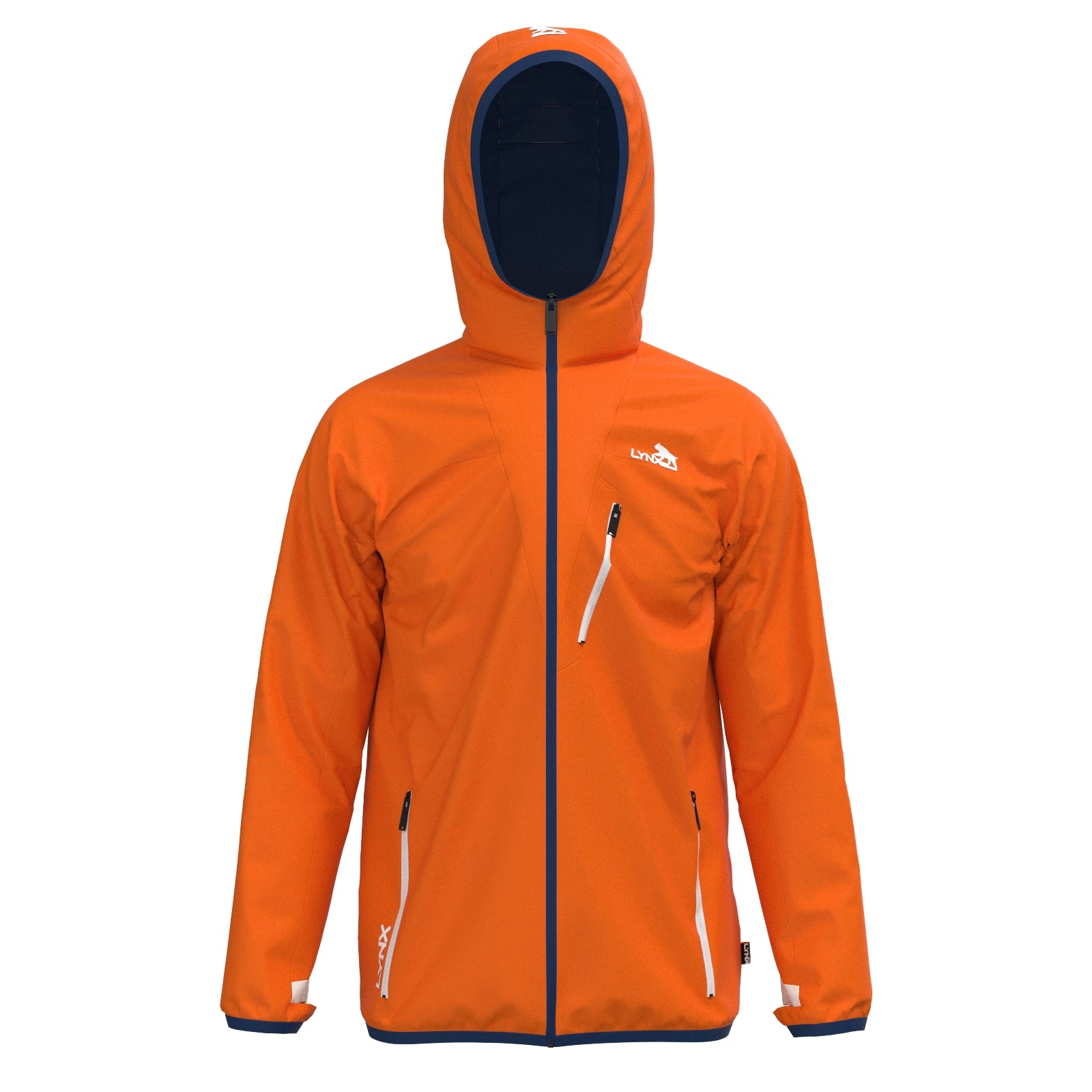 Outdoor Jacke in Orange – nachhaltige Sportbekleidung von LYNX
