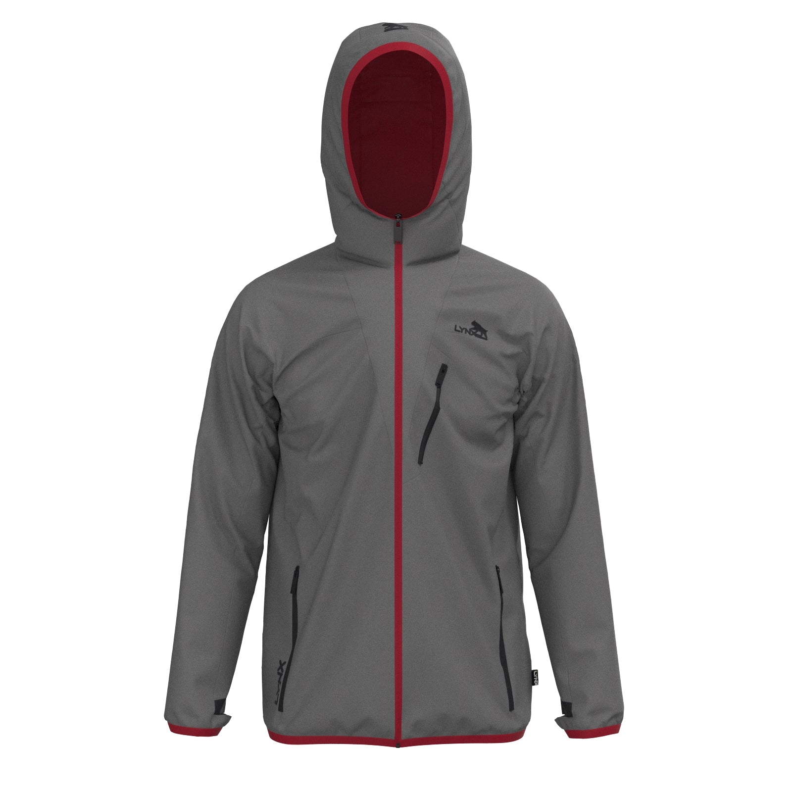 Outdoor Jacke in Grau – nachhaltige Sportbekleidung von LYNX