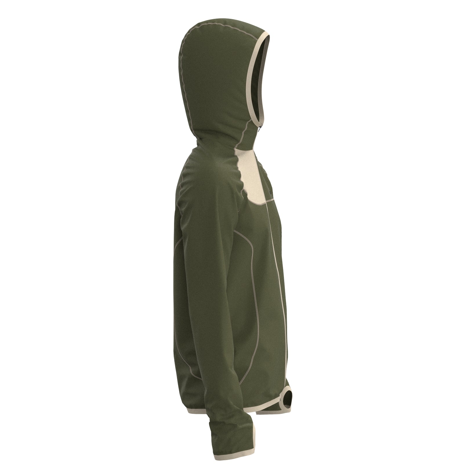 Outdoor Jacke in oliv – nachhaltige Sportbekleidung von LYNX