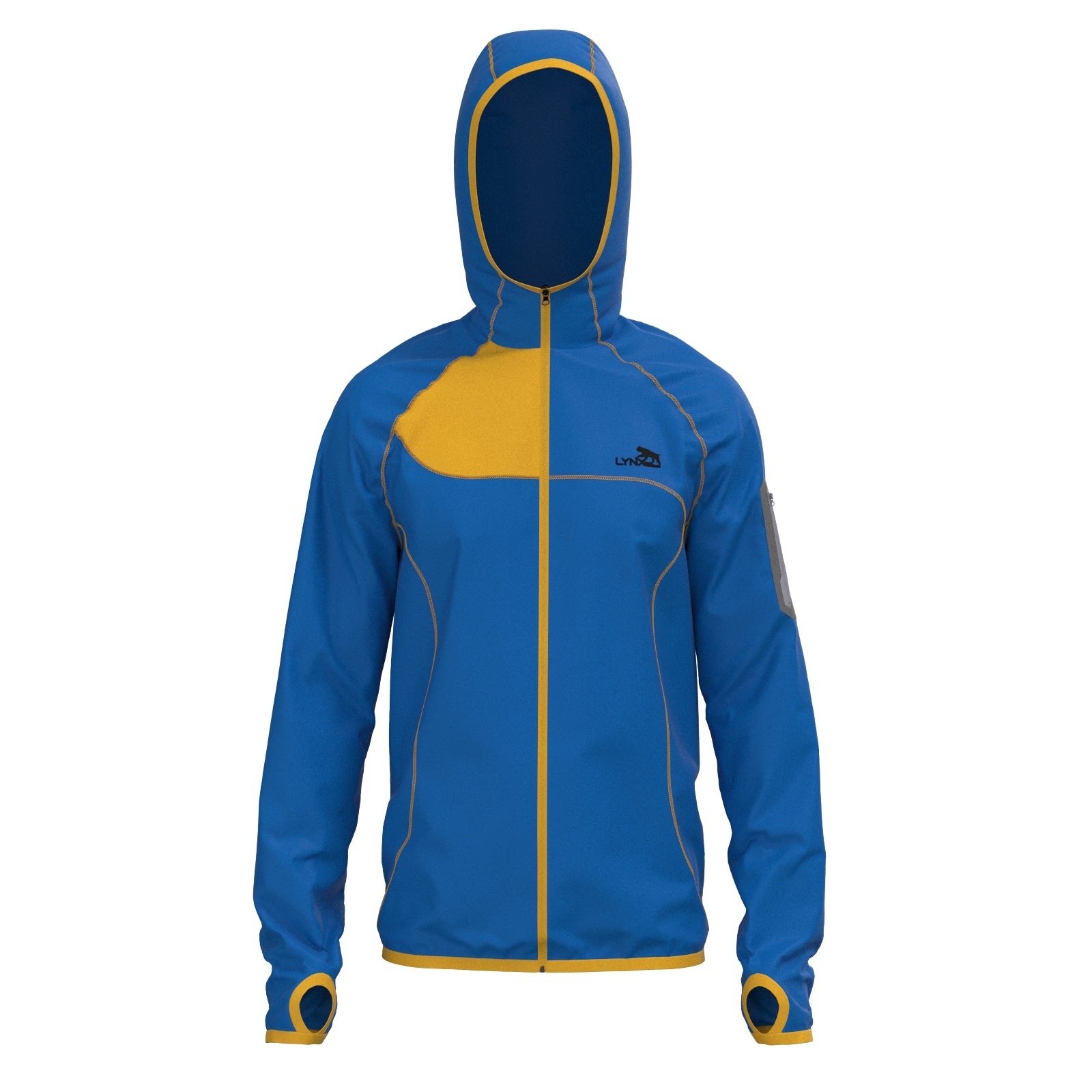 Outdoor Jacke in blau – nachhaltige Sportbekleidung von LYNX