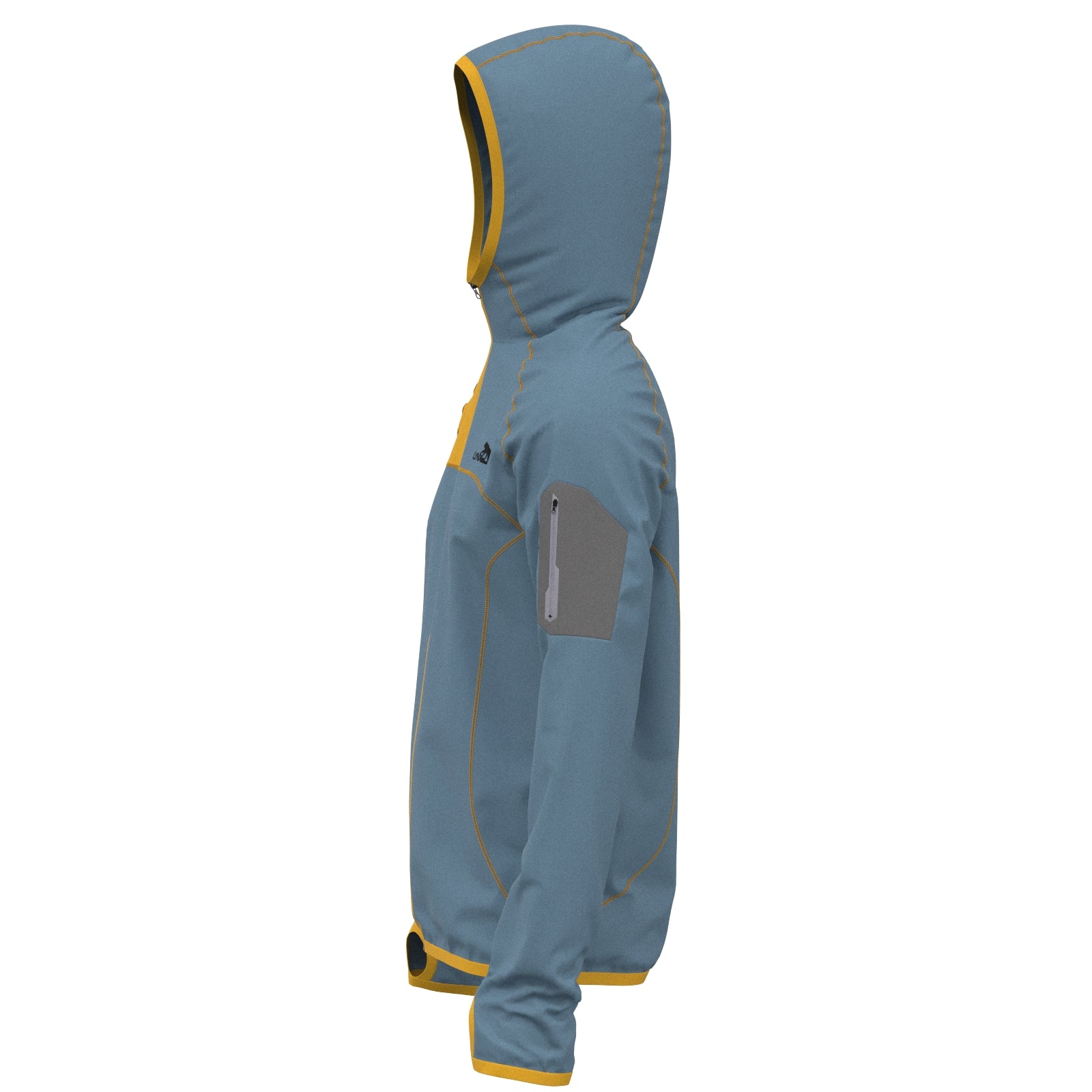 Outdoor Jacke in hellblau – nachhaltige Sportbekleidung von LYNX