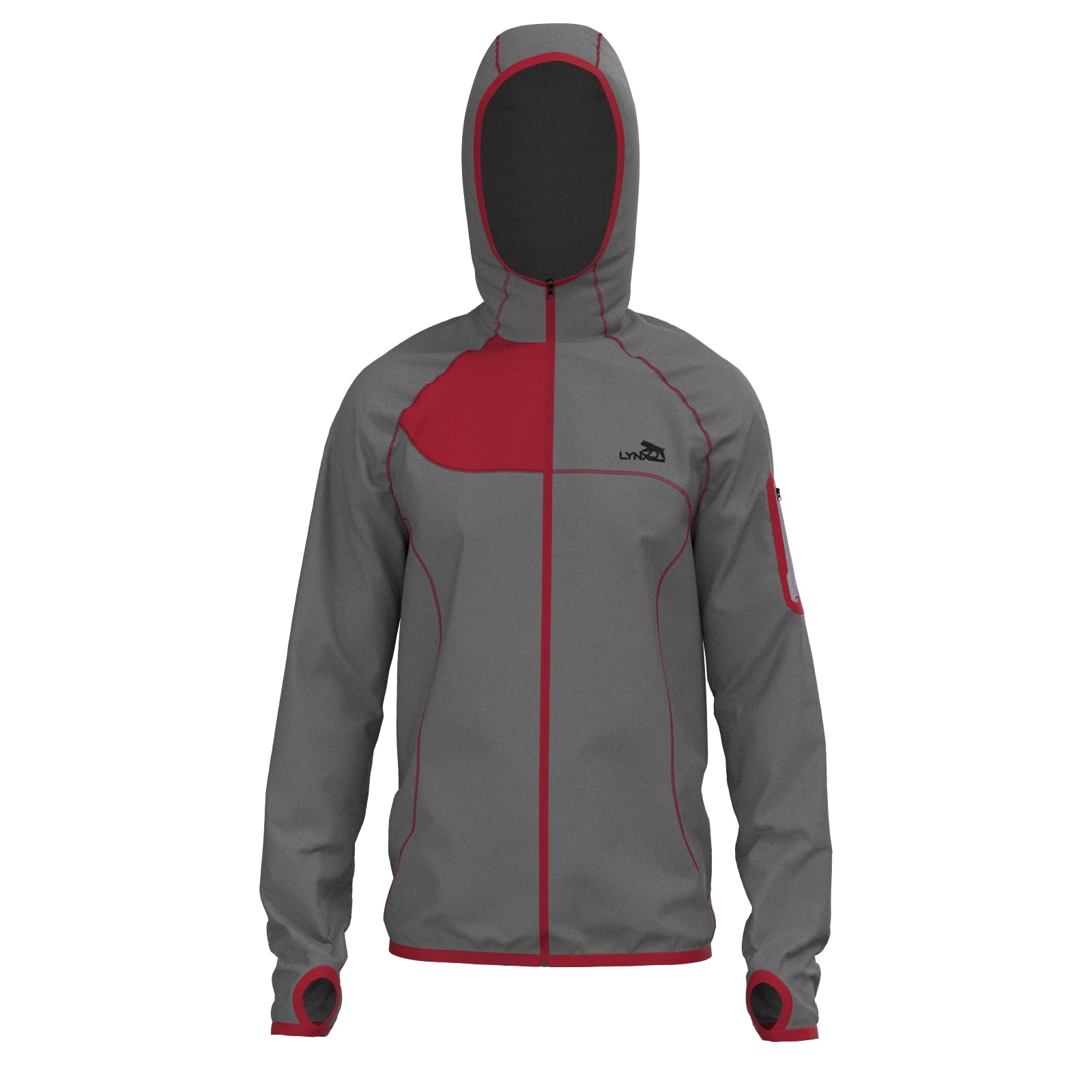 Outdoor Jacke in grau – nachhaltige Sportbekleidung von LYNX