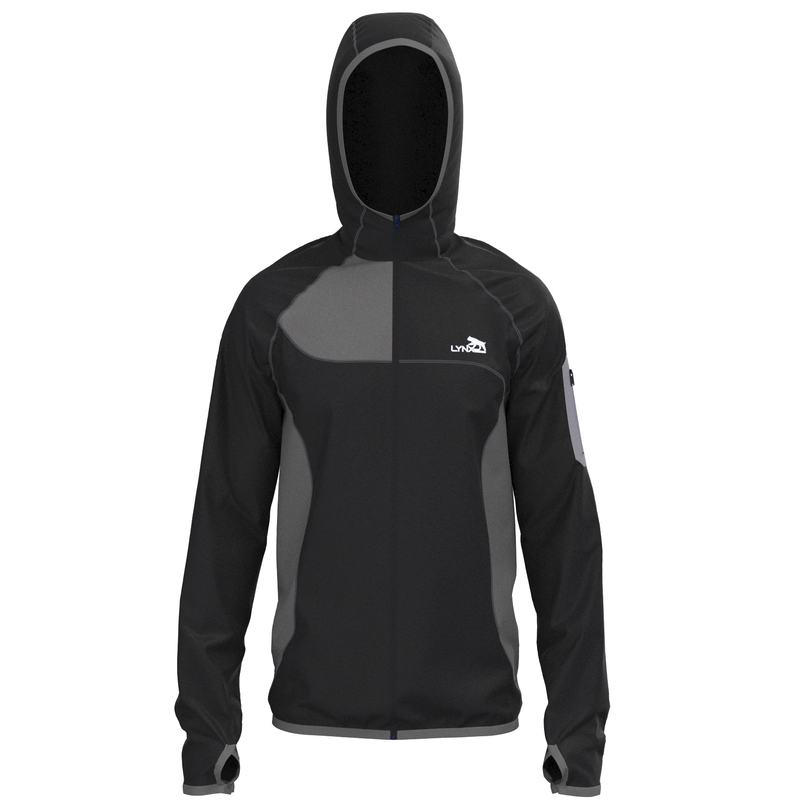 ID11 - Outdoor Jacke in schwarz