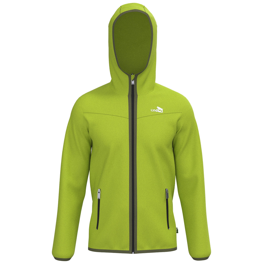 ID13 - Outdoor Fleece-Jacke in hellgrün
