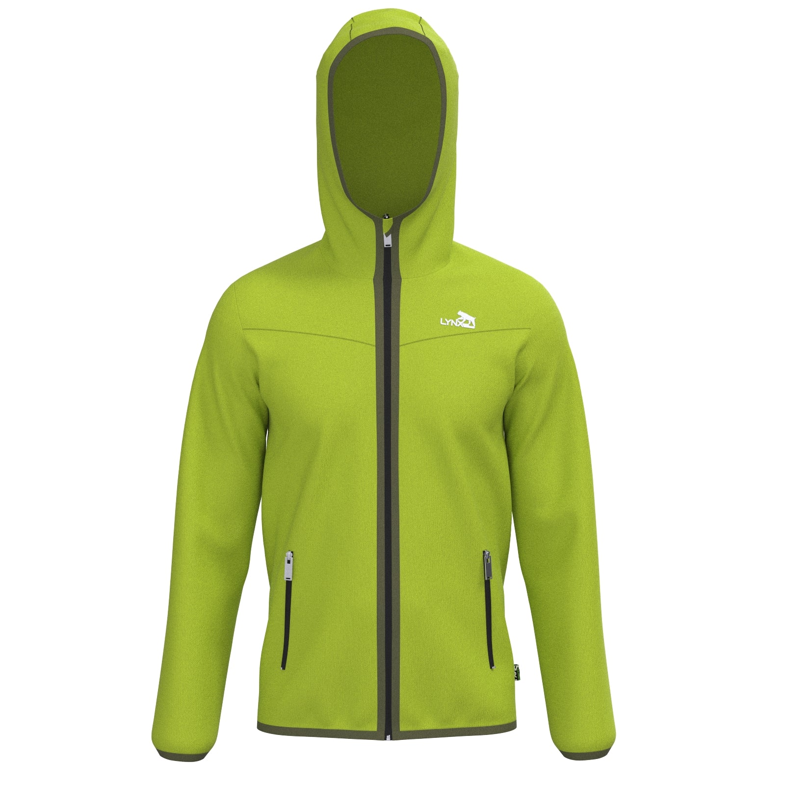 ID13 - Outdoor Fleece-Jacke in hellgrün