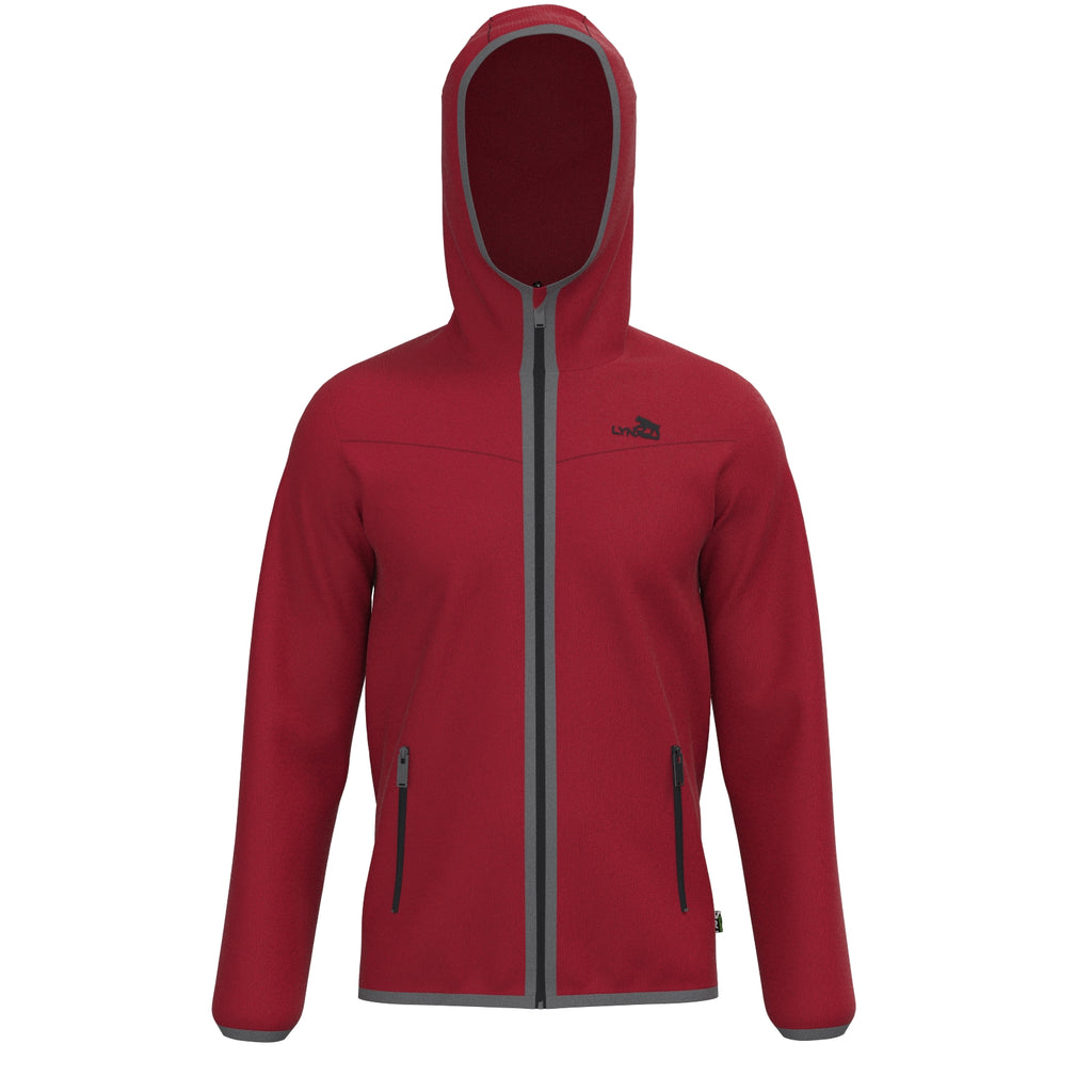 ID13 - Outdoor Fleece-Jacke in rot