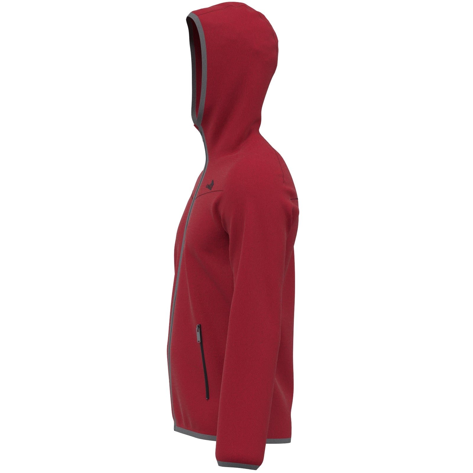 ID13 - Outdoor Fleece-Jacke in rot