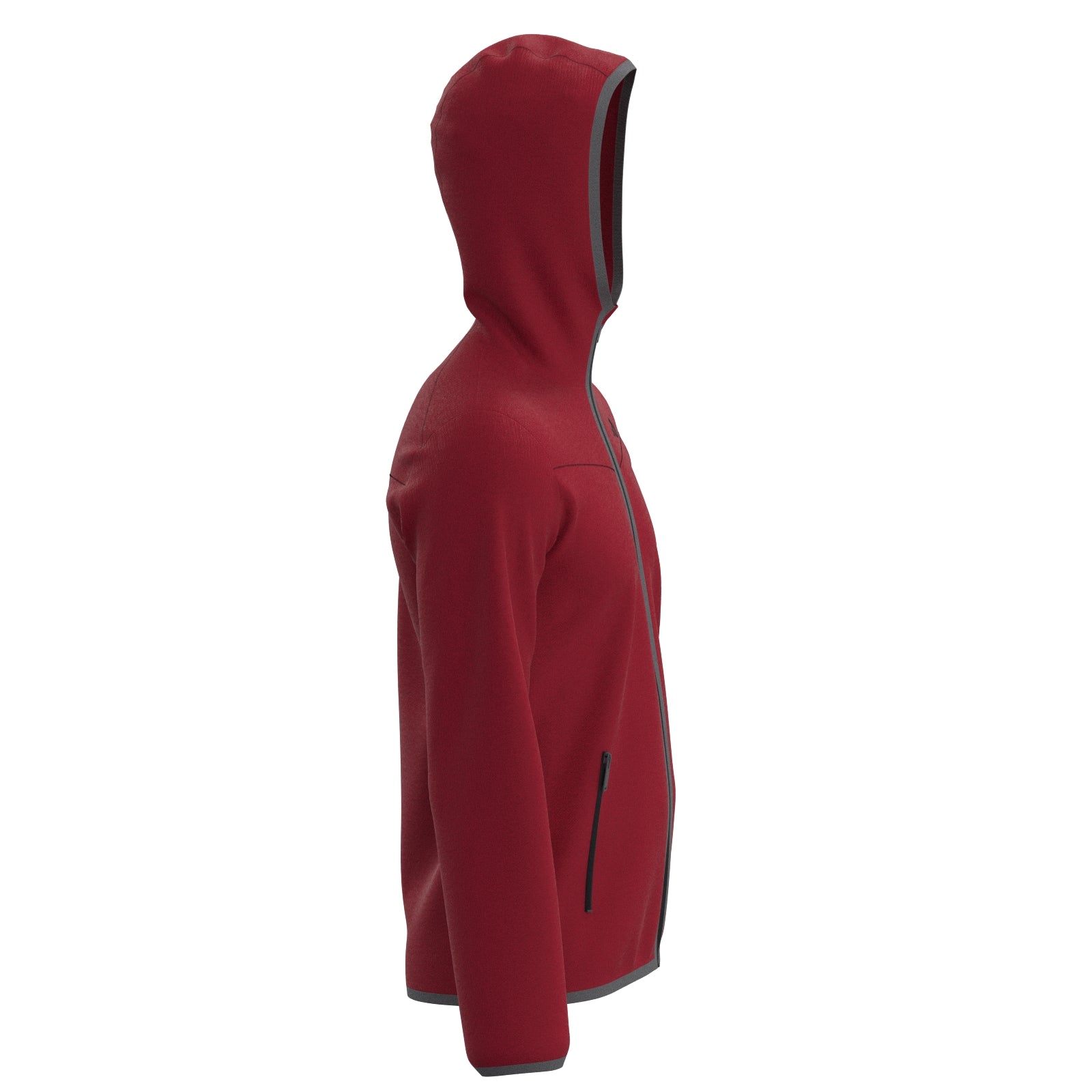 ID13 - Outdoor Fleece-Jacke in rot