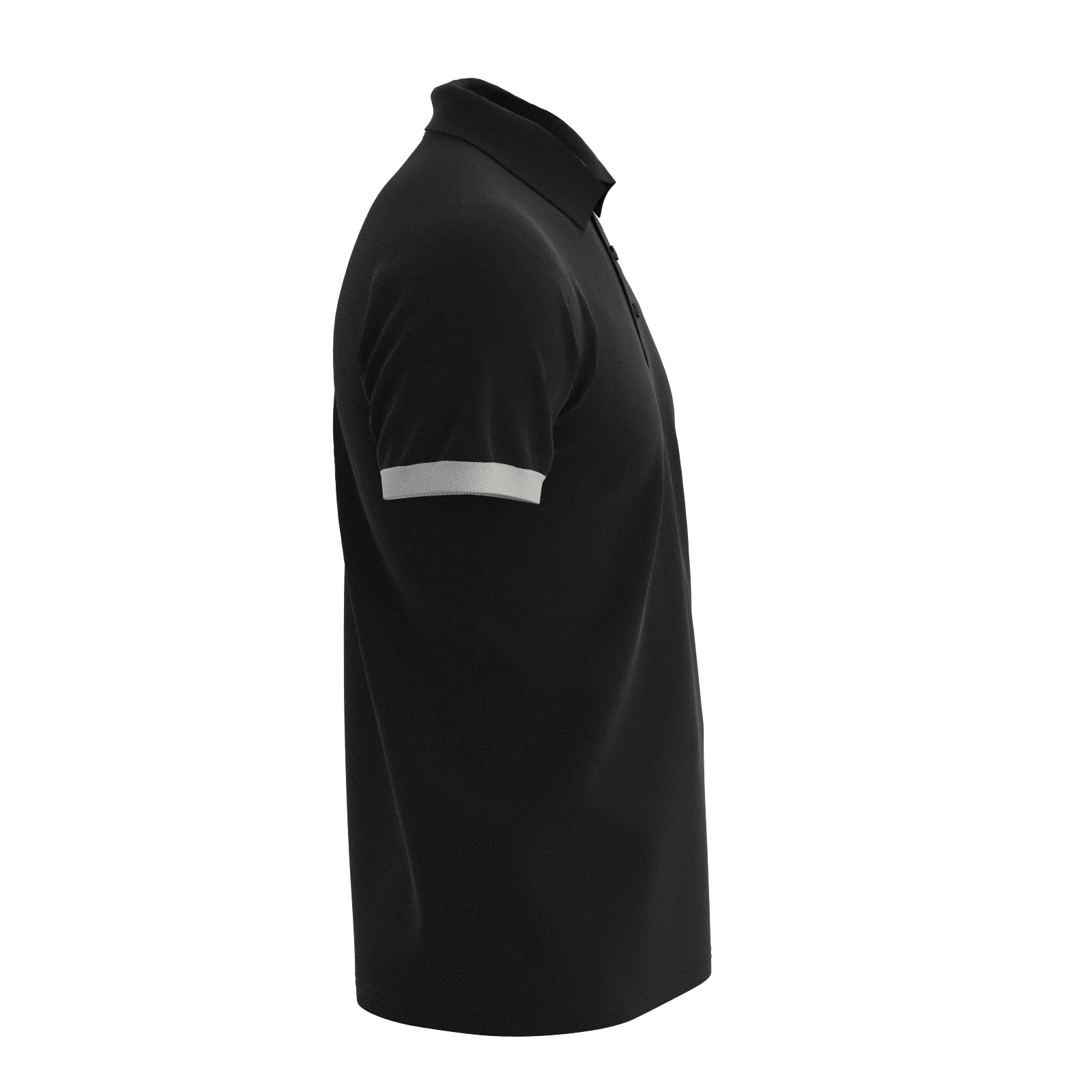 Running Polo aus Lyocell in schwarz