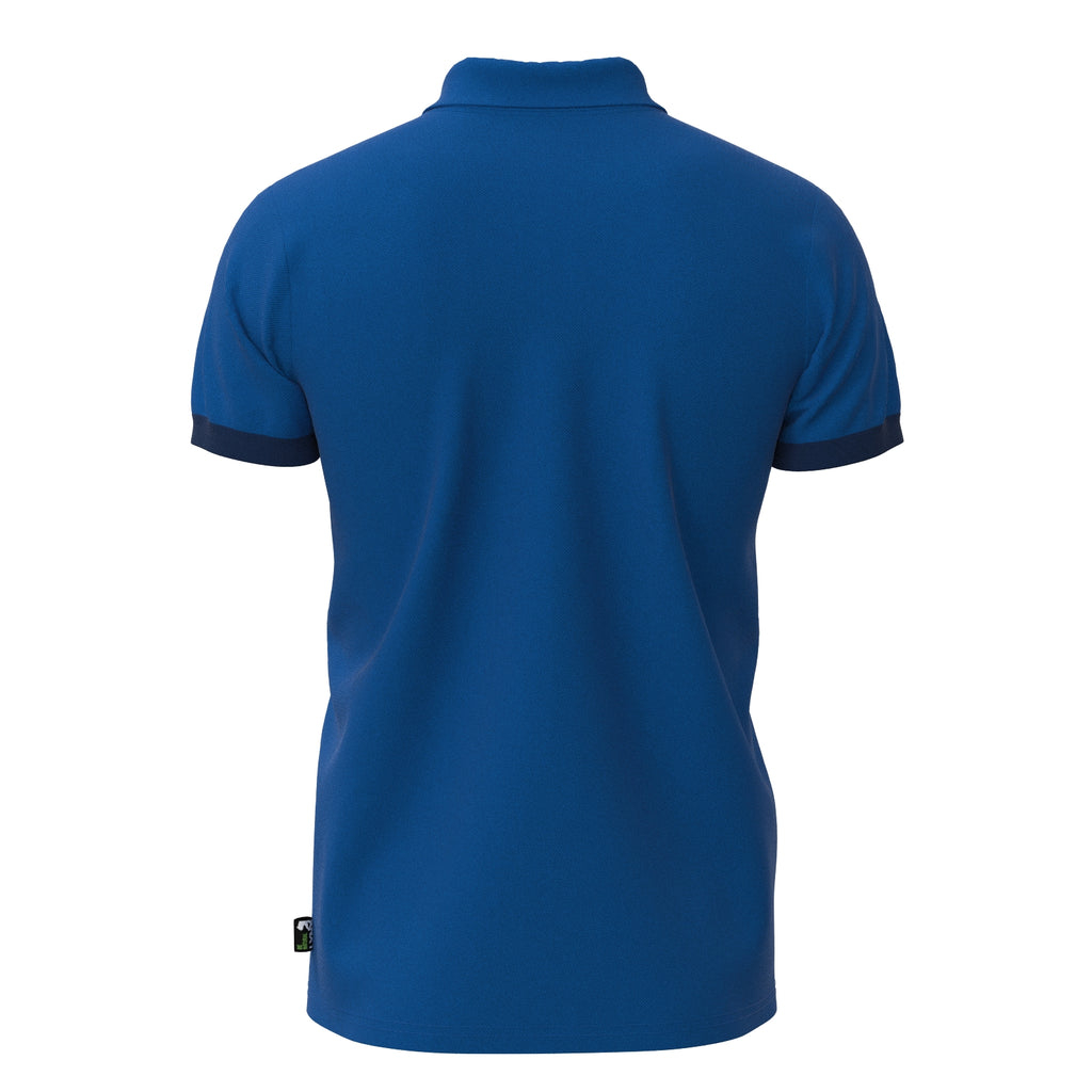 Running Polo aus Lyocell in blau