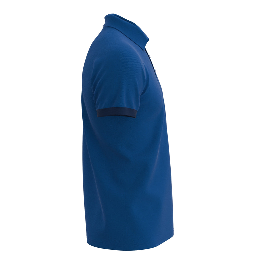 Running Polo aus Lyocell in blau