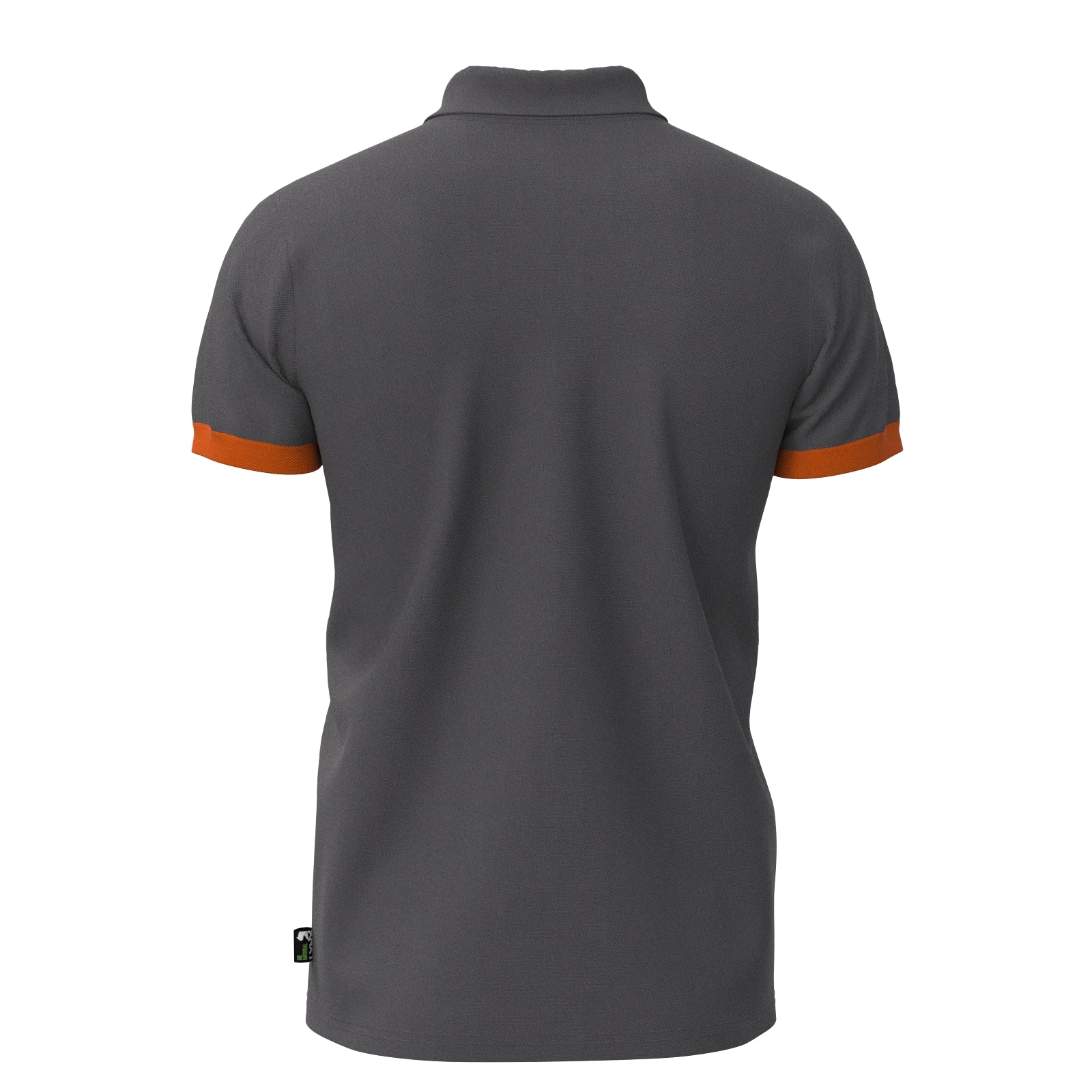 Running Polo aus Lyocell in grau