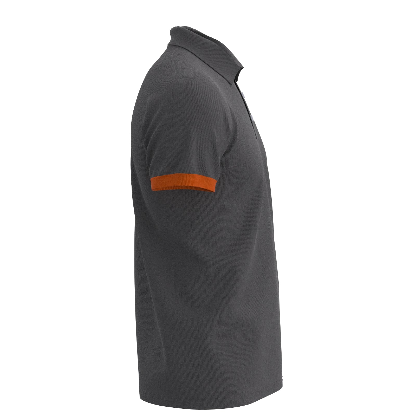 Running Polo aus Lyocell in grau