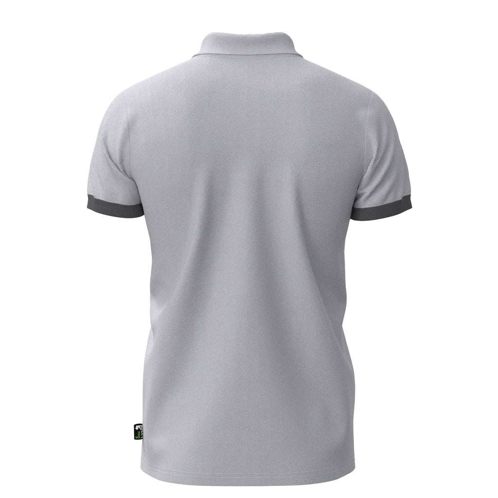 Running Polo aus Lyocell in weiß