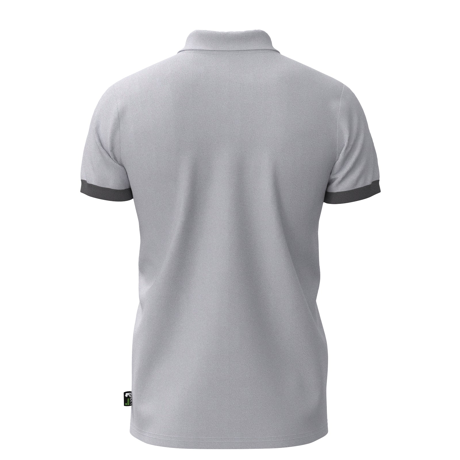 Running Polo aus Lyocell in weiß