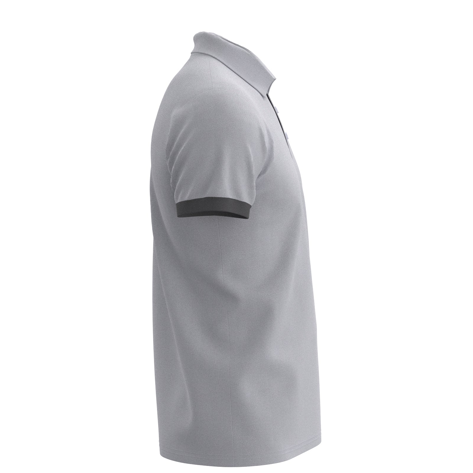 Running Polo aus Lyocell in weiß