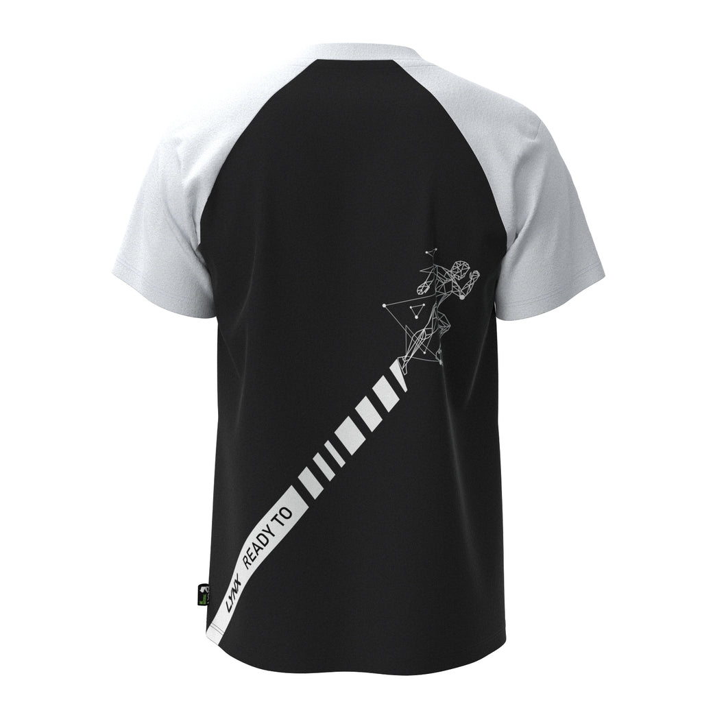 Running Shirt Baldi aus Bambus in schwarz