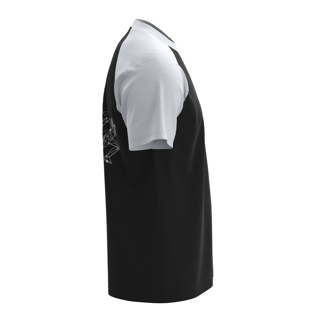 Running Shirt Baldi aus Bambus in schwarz