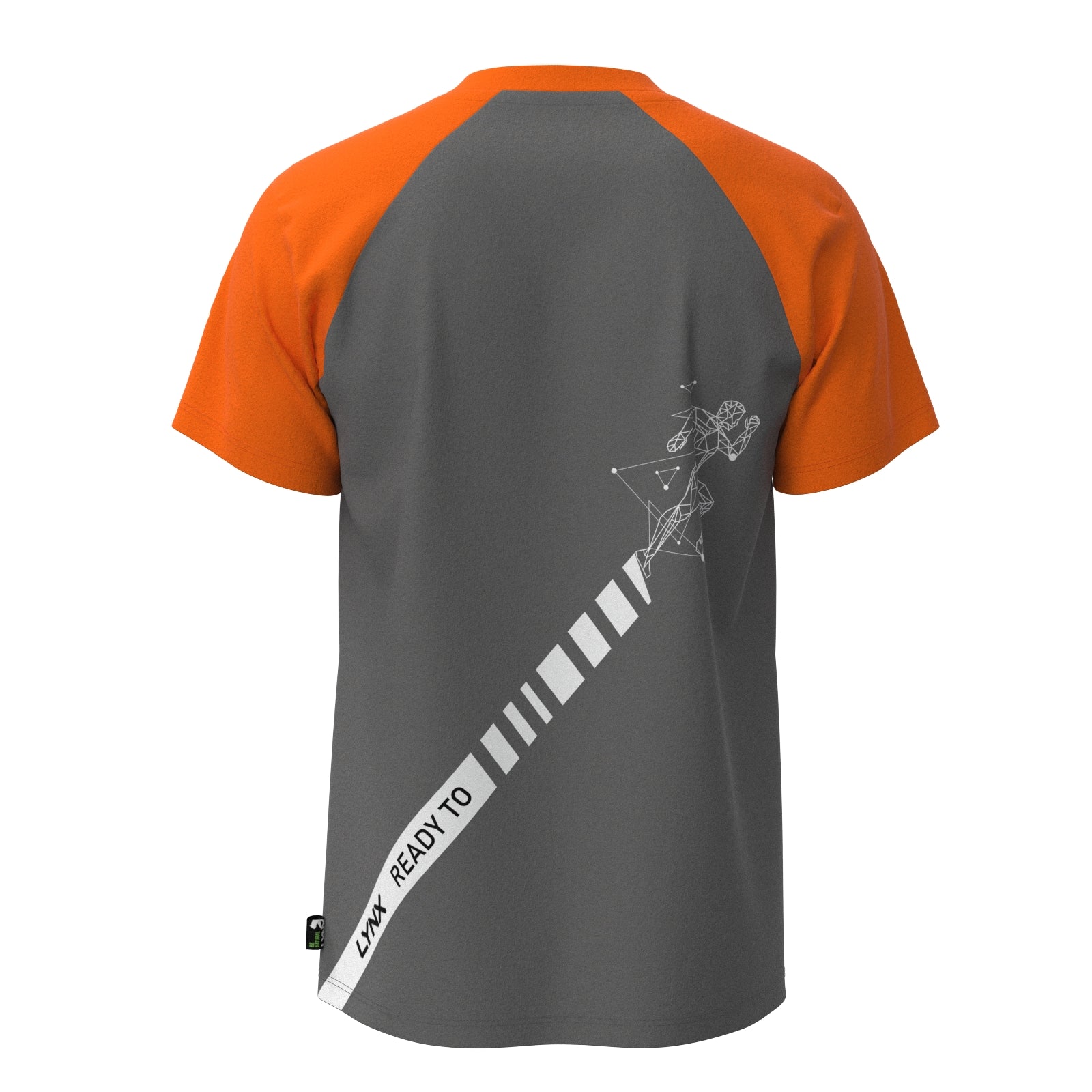 Running Shirt Baldi aus Bambus in Grau