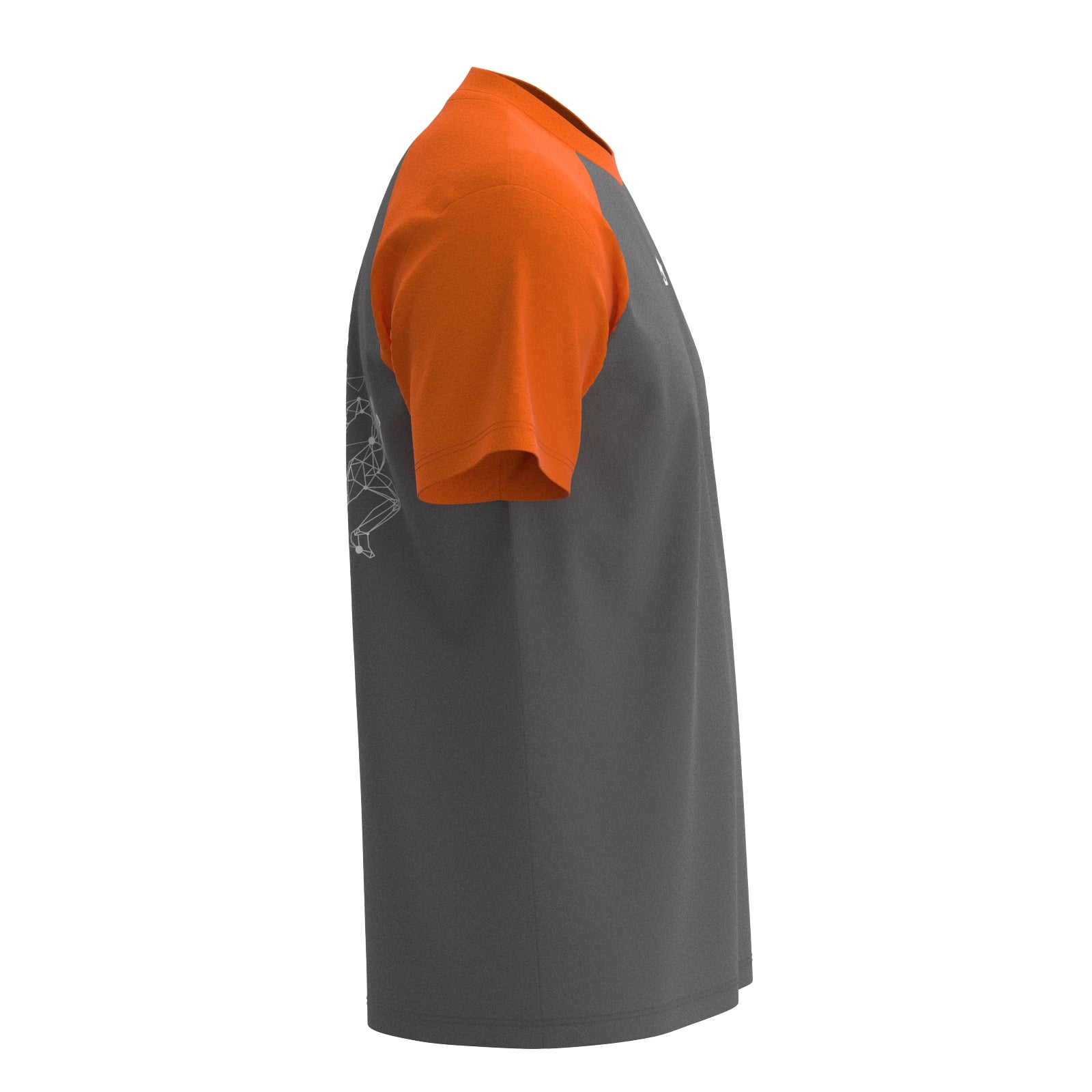 Running Shirt Baldi aus Bambus in Grau