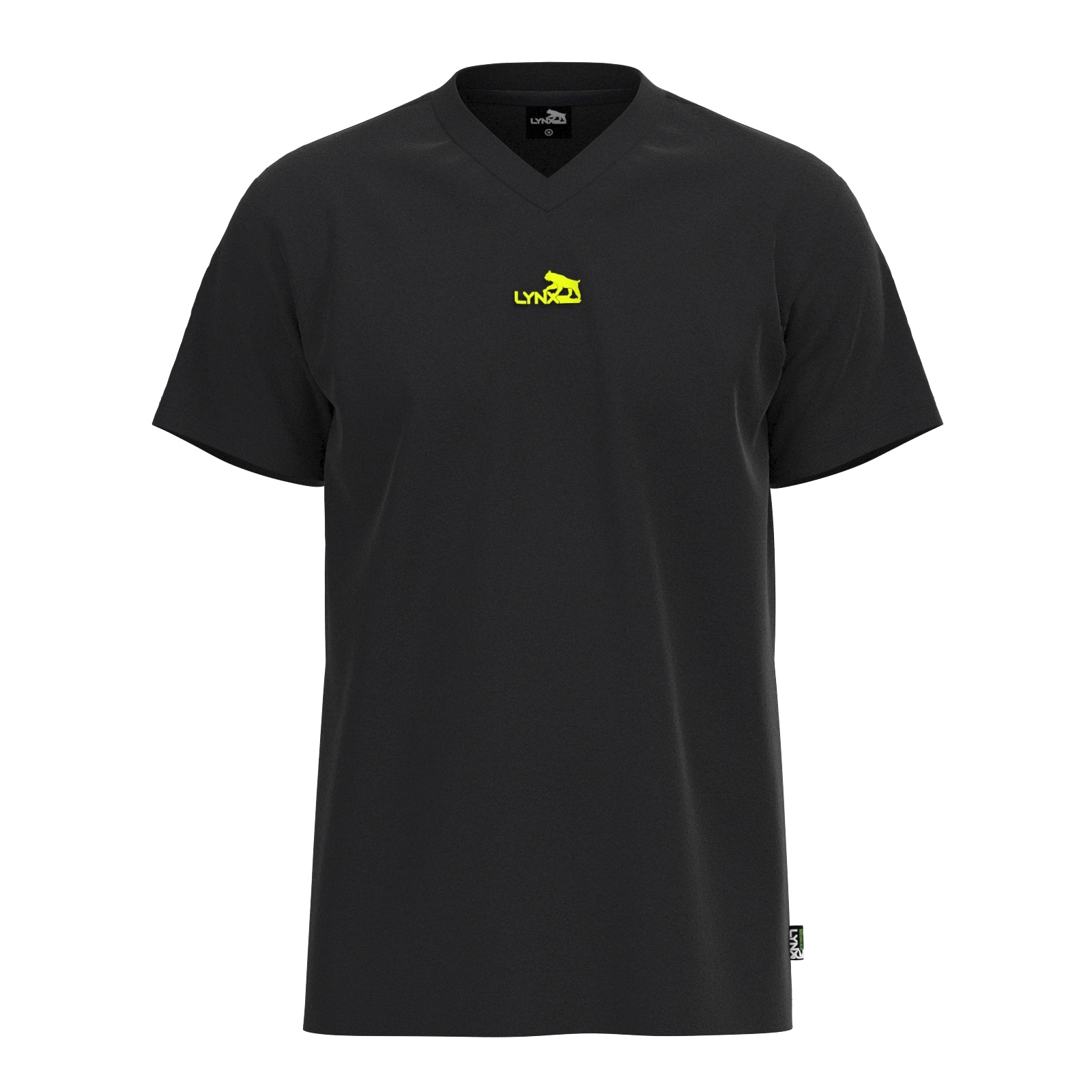 Running Shirt Hart aus Bambus in schwarz