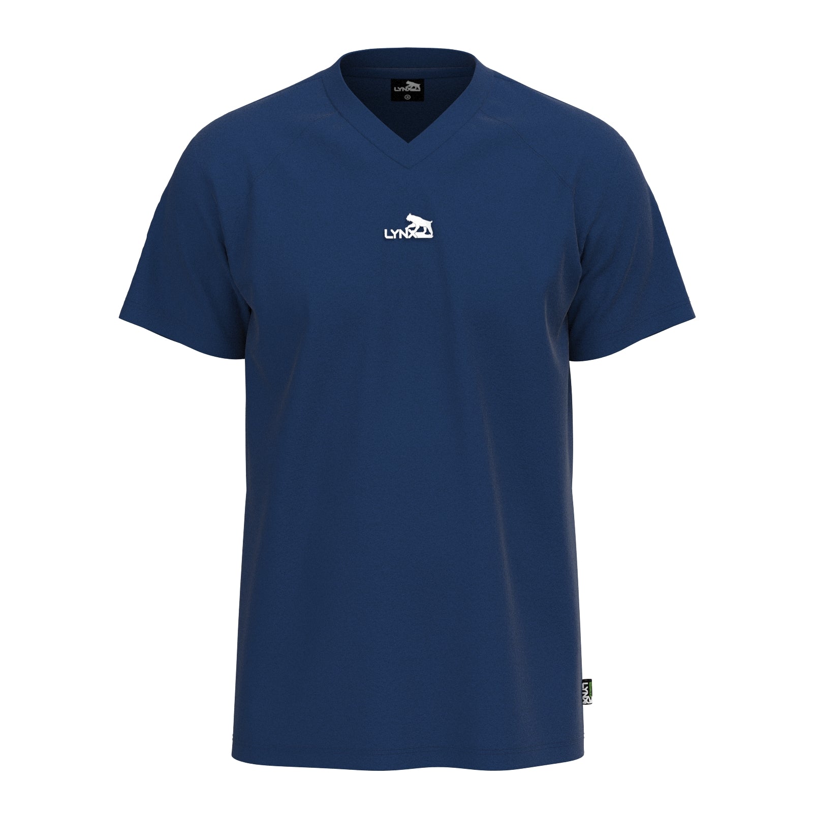Running Shirt Hart aus Bambus in blau