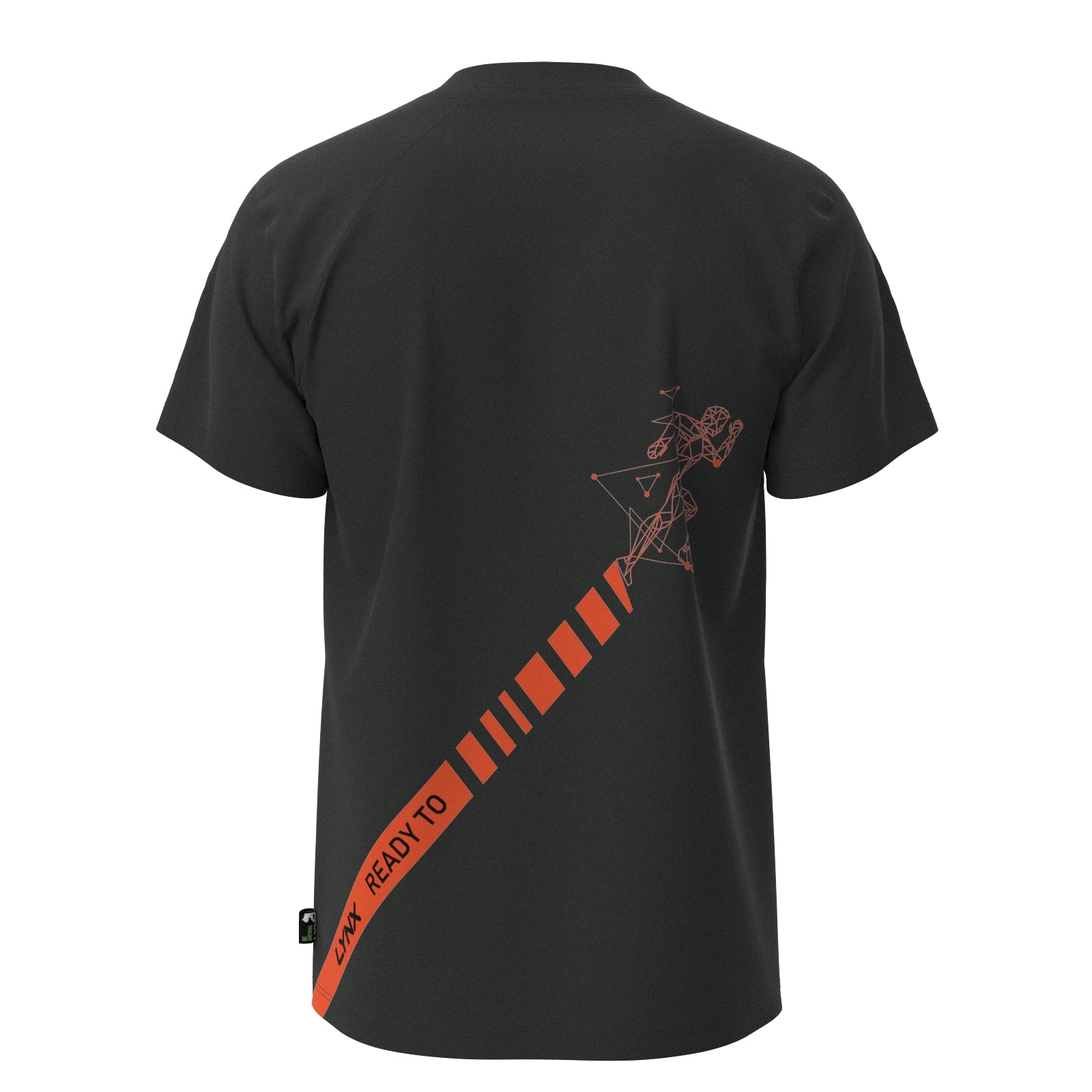 Running Shirt Hart aus Bambus in grau