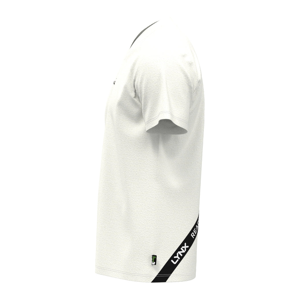 Running Shirt Hart aus Bambus in weiß