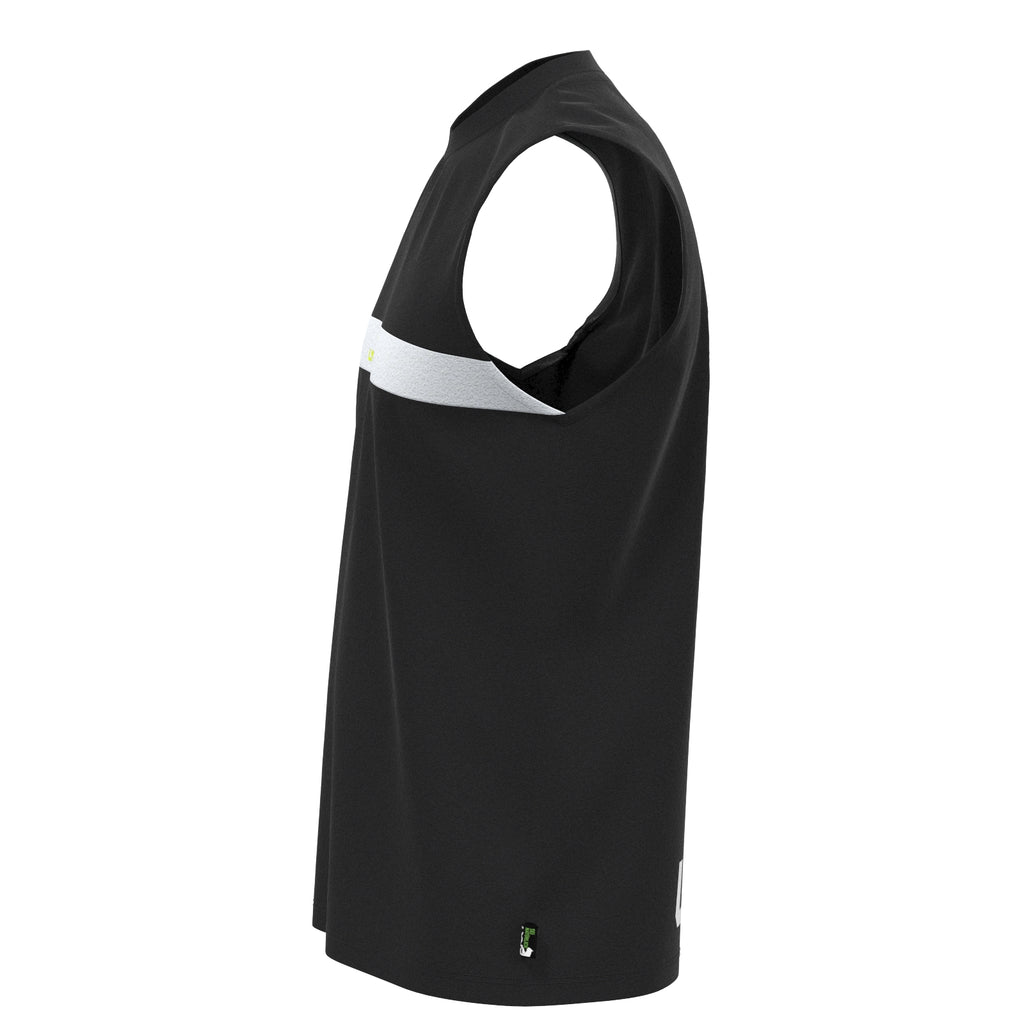 Running Shirt Tank aus Bambus in schwarz